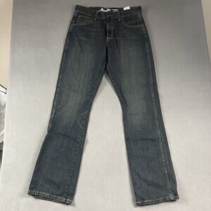 Wrangler Retro Jeans Mens 33X36 Blue Relaxed Bootcut Denim Cowboy Western Rodeo